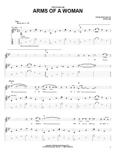 arms of a woman chords|arms of a woman amos lee chords.